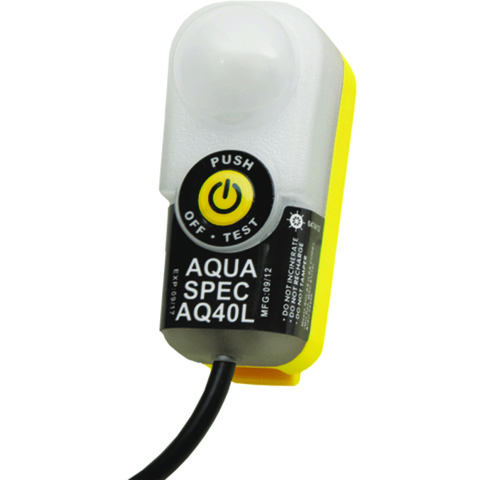 Aqua Spec AQ40S og AQ40L Nødlys for redningsvest
