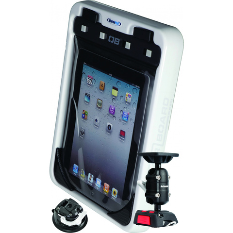 MarinePod iPad holder og vandtæt OverBoard Etui med flexibelt ROKK sugekop beslag MP-TBL-OB-RAS