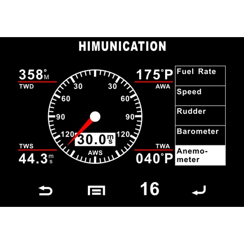 HIMUNICATION HM-TS18S VHF Radio Klasse DSC-D m. AIS-Modtager, NMEA2000 og Mutifunktions Touch-Display