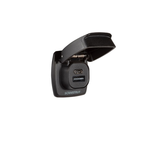 Scanstrut SC-USB-F4 Flip Pro Plus Fast Charge USB-A & USB-C Socket