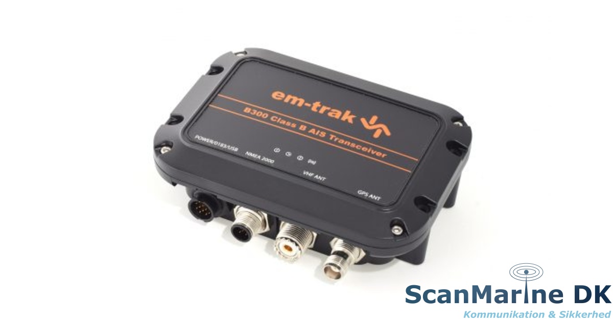 Em-trak B300 Klasse B AIS Transponder 413-0050 | Scanmarine