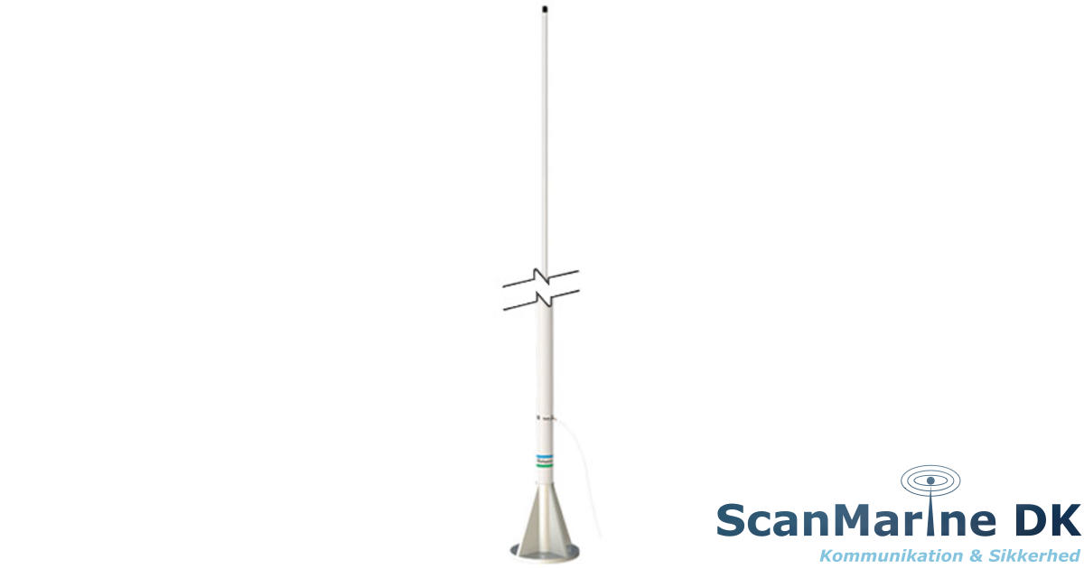 Shakespeare 390-1 SSB/HF Antenne 7m | Scanmarine